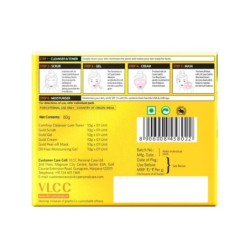 Vlcc Gold Facial Kit, for Luminous & Radiant Complexion 60g
