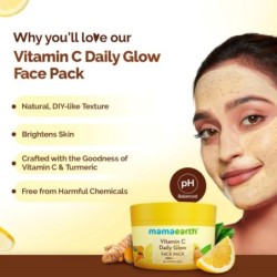 Mamaearth Vitamin C Daily Glow Face Pack with Vitamin C & Turmeric