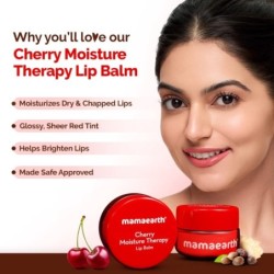 Mamaearth Cherry Moisture Therapy Lip Balm for Dry & Chapped Lips