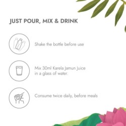 Kapiva Karela Jamun Juice Helps Control Blood Sugar Level and Lower