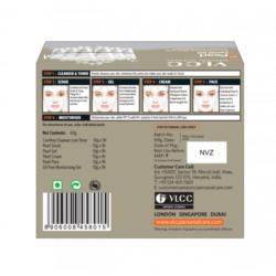 Vlcc Pearl Facial Kit, for Luminous Skin & Fairer Complexion 60g