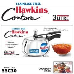Hawkins Stainless Steel Contura Inner Lid Pressure Cooker Induction