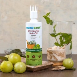 Mamaearth Bringhamla Hair Oil, with Bhringraj & Amla for Intense Hair