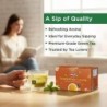 Jivraj9 Turmeric & Ginger Green Tea 25 Biodegradable Tea Bags Healing