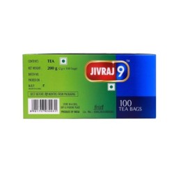 Jivraj 9 Tea Bags - 100 Bags Rich and Flavourful Tea Strong Aromatic