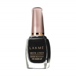 Lakme Insta Liner, Water Resistant Eyeliner (Black), Bottle 9ml