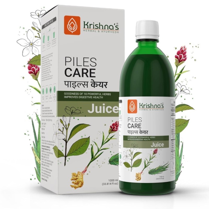 Krishna's Herbal & Ayurveda Piles Care Juice -, Ayurvedic Piles Care